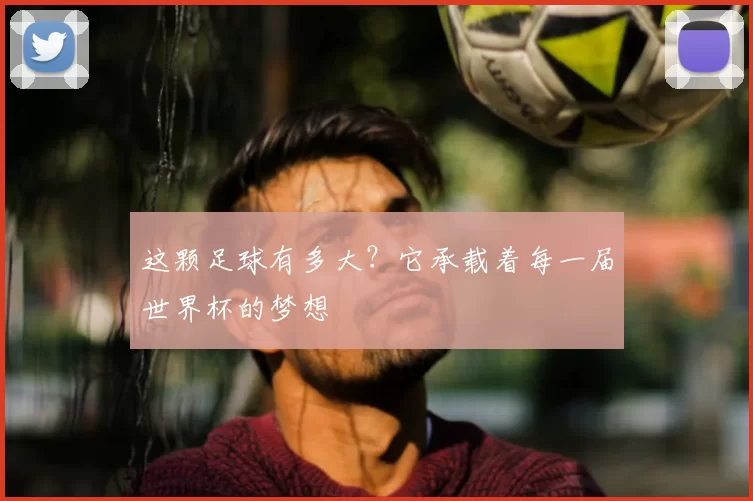 这颗足球有多大？它承载着每一届世界杯的梦想